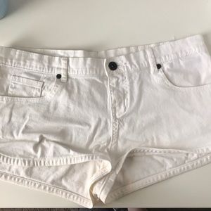 White hurley shorts